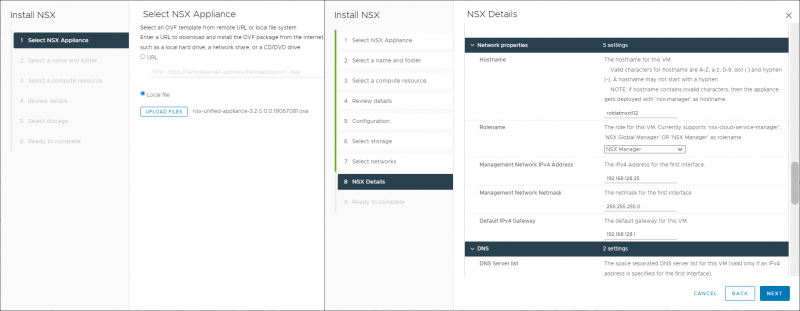 Deploy NSX-T from vCenter