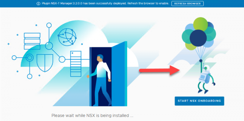 NSX-T being installed from vCenter