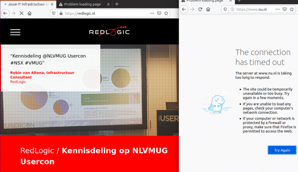 Working URL filtering for redlogic.nl